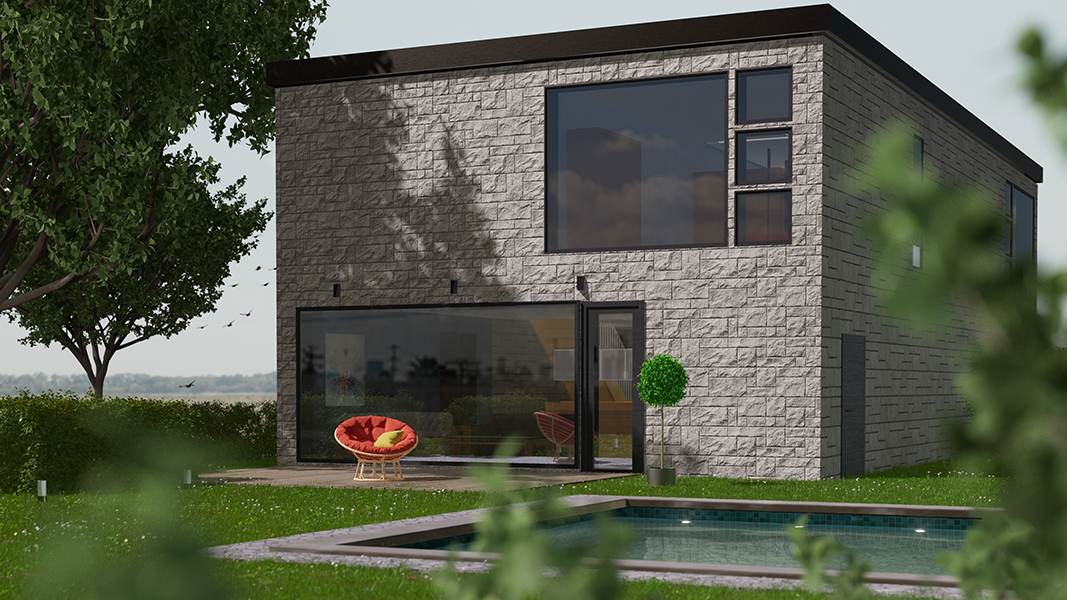 House with Pool (R25 Redshift)